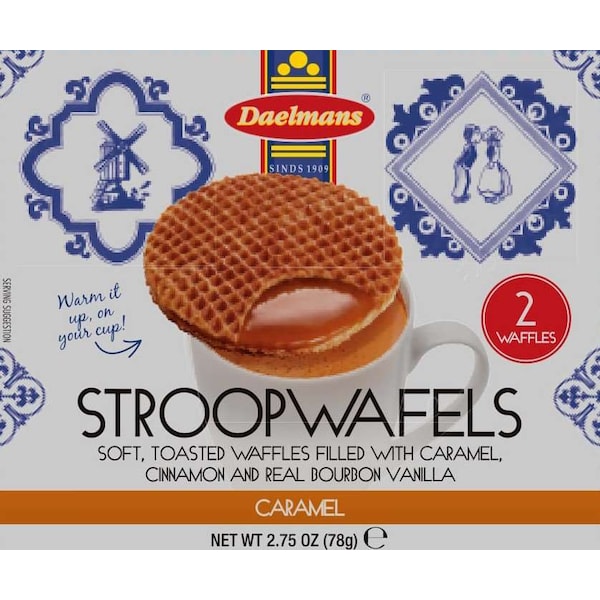Daelmans Daelmans Jumbo Paquete Dúo de Galletas de Caramelo de 2.75 oz., PK48 - 70305