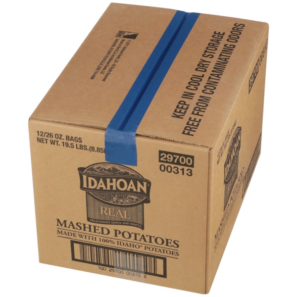Alimentos de Idahoan: puré de papa real de Idahoan de 26 oz., paquete de 12 - 2970000313