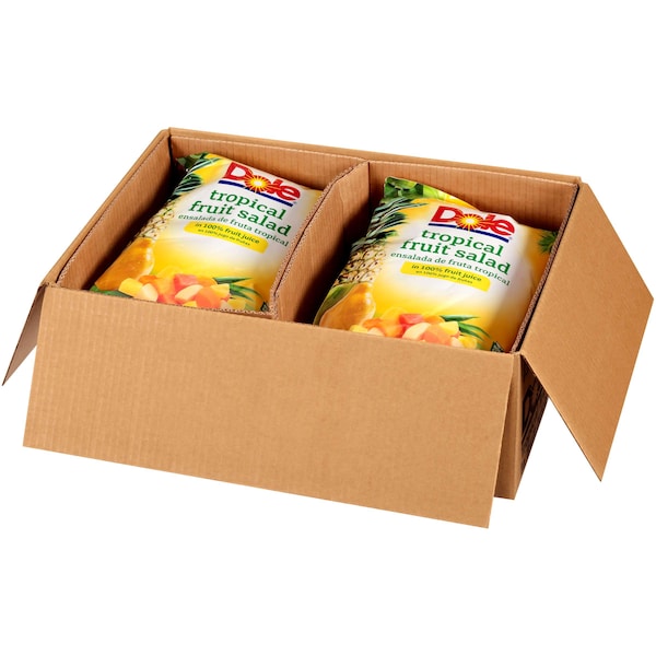 Dole Dole En Ensalada de Frutas Tropicales con Jugo de Frutas 81 oz. Bolsa, Pq6 - 09097