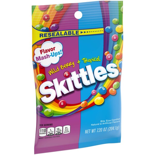 Bolsa de Skittles Skittles Mash-Ups de 7.2 oz, paquete de 12 - 317293.