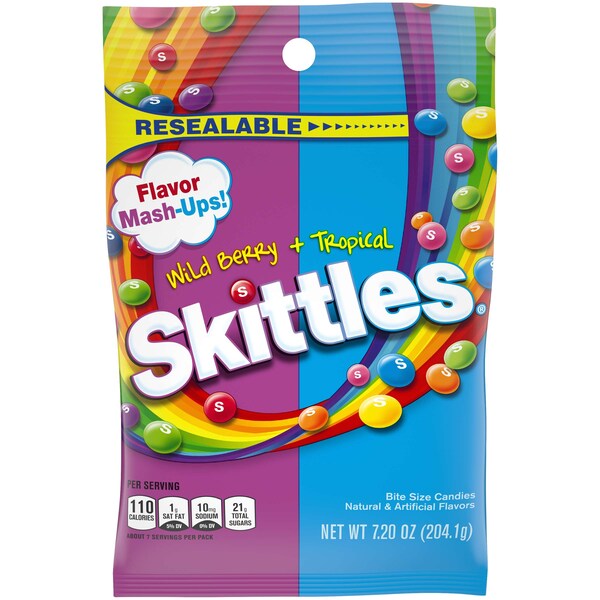 Bolsa de Skittles Skittles Mash-Ups de 7.2 oz, paquete de 12 - 317293.