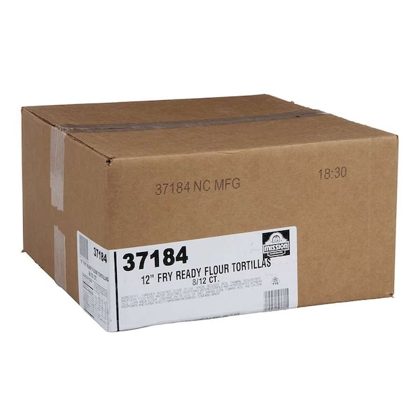 Mission Foods Tortillas de Harina de 12" Listas para Freír, PK96 - 37184