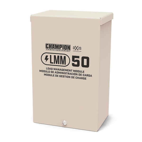 Champion Power Equipment Load Management Module, 50 Amp, NEMA 3R, ETL listed to Comply w/UL and CSA Standards for US/Canada - 100868