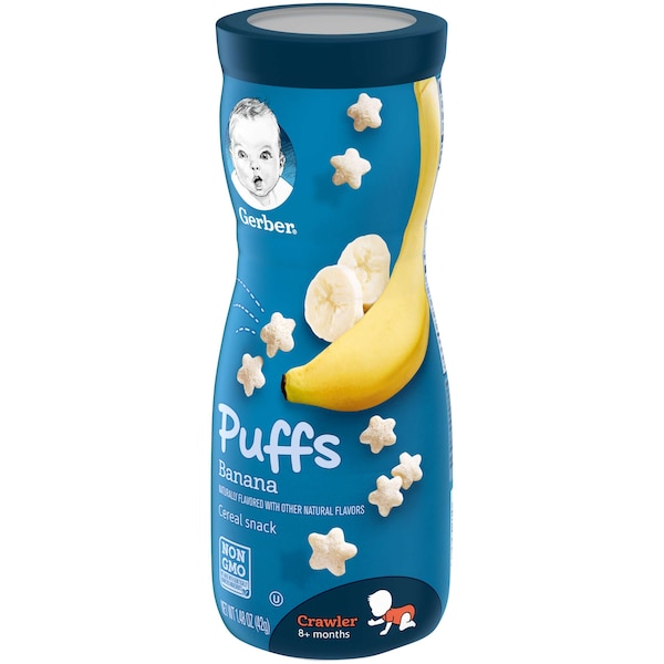 Gerber Bolitas de Plátano 1.48 oz., paquete de 6 - 00015000960087