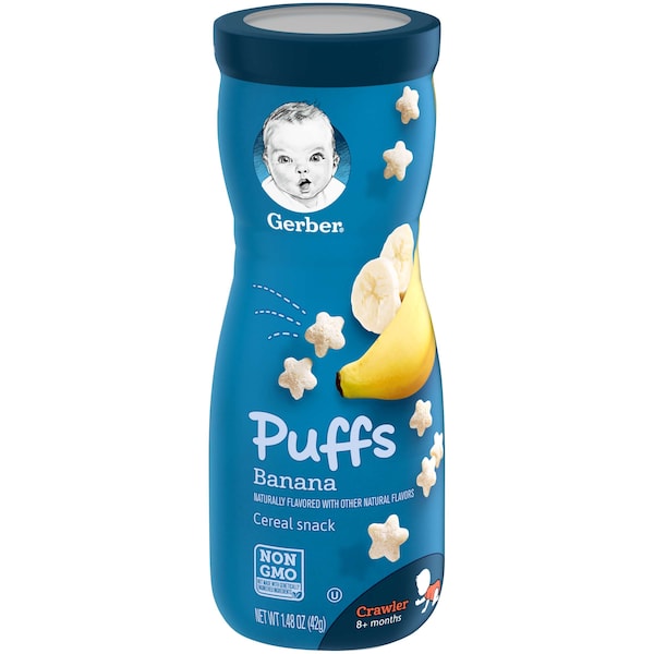 Gerber Bolitas de Plátano 1.48 oz., paquete de 6 - 00015000960087