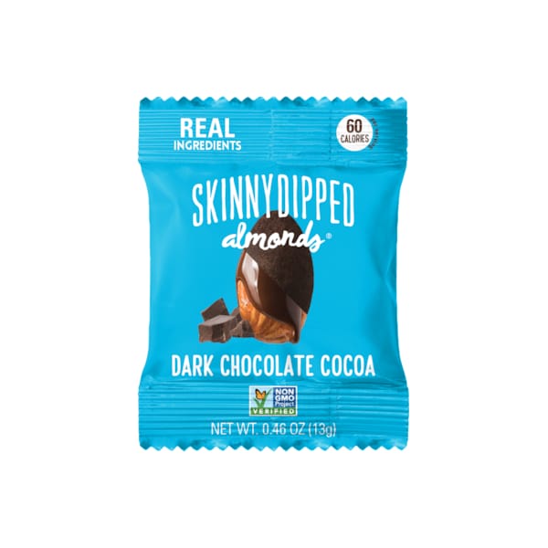 Almendras bañadas en chocolate Skinny Dipped Almonds Cocoa .46 oz., paquete con 48 unidades - CHC001.