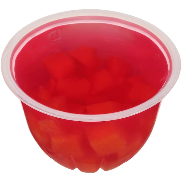 Durazno Dole en Gel de Fresa 4.3 oz. Tazón de Plástico, Paquete de 36 - 03053