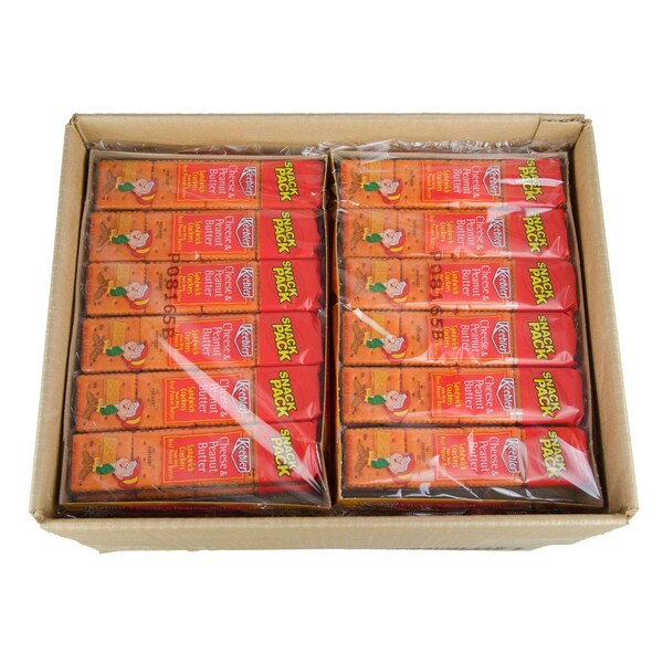 Galletas Keebler de Queso y Mantequilla de Cacahuate 1.8 oz. Paquete, PK144 - 3010021164