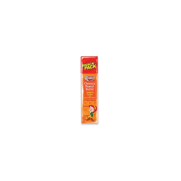 Galletas Keebler de Queso y Mantequilla de Cacahuate 1.8 oz. Paquete, PK144 - 3010021164