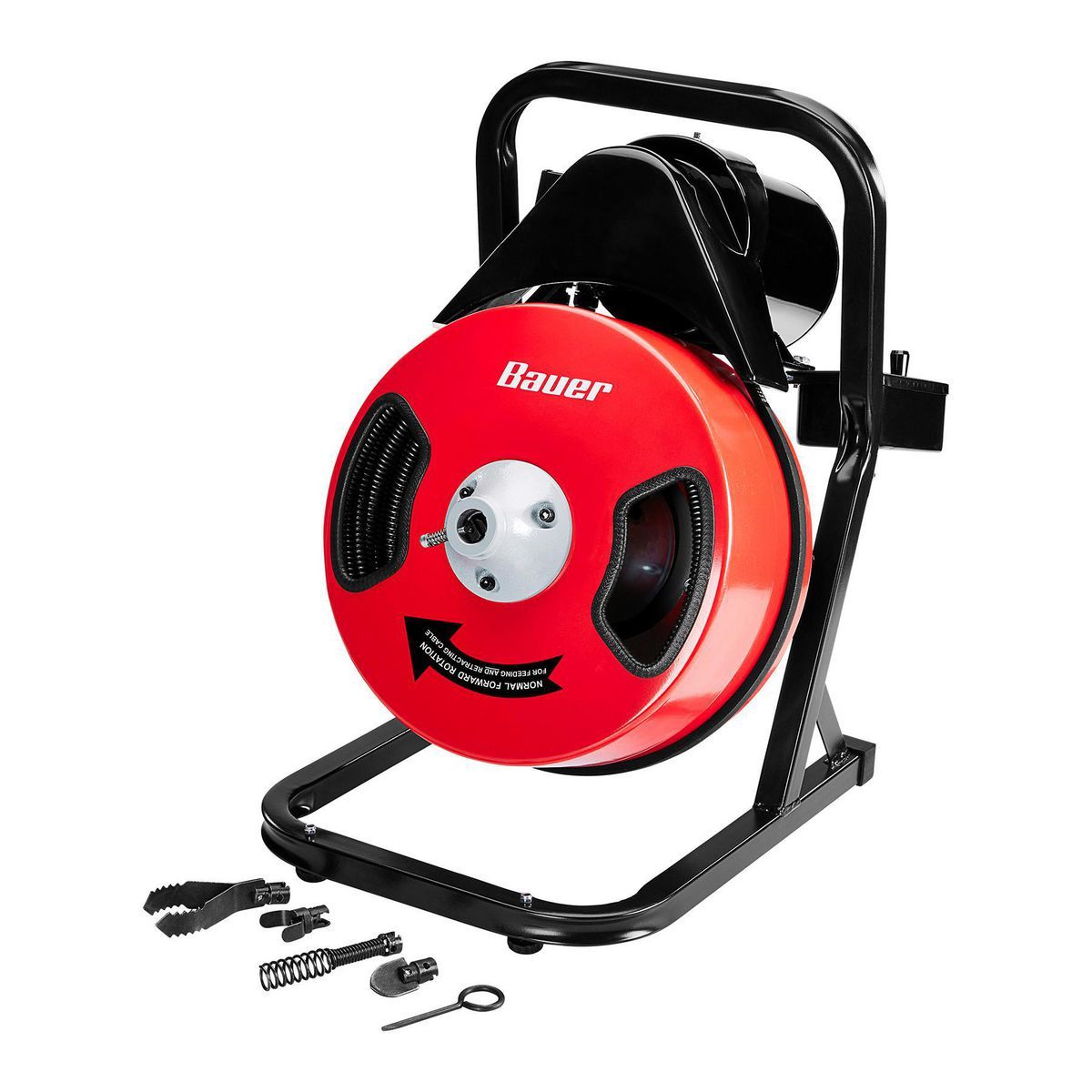 Máquina manual para limpieza de drenajes Bauer de 1/2 pulg. x 50 pies - 59534