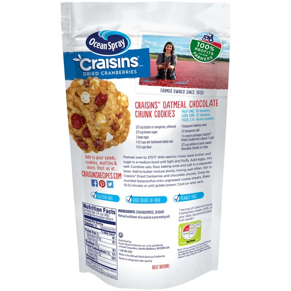 Arándano dulce deshidratado original Ocean Spray Ocean Spray 6 oz., paquete de 12 - 00159