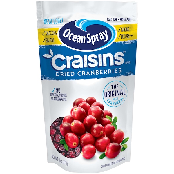 Arándano dulce deshidratado original Ocean Spray Ocean Spray 6 oz., paquete de 12 - 00159