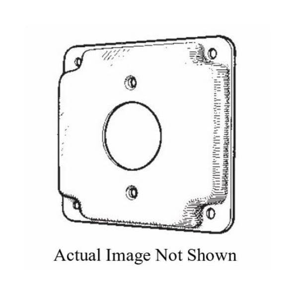 Mulberry Electrical Box Cover, Square, Steel, Single Receptacle Cover - 11425