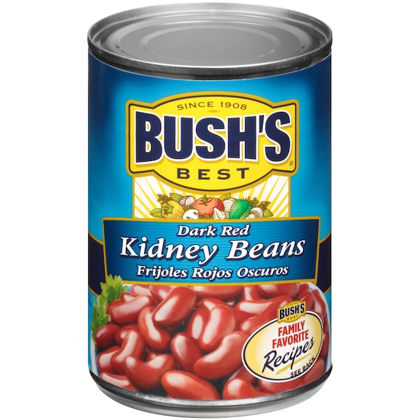 Bush's Best Frijoles Rojos Oscuros Kidney 16 oz., Paq12 - 01735
