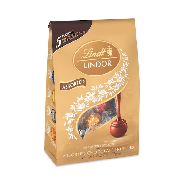 Lindt Lindor surtido de Trufas Bolsa Platinum, 15 oz, 36 piezas - L002473