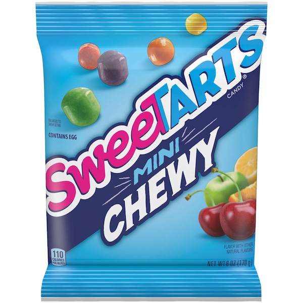 Caramelo masticable mini Sweetart 6 oz., bolsa de 12 unidades - 00079200698751U