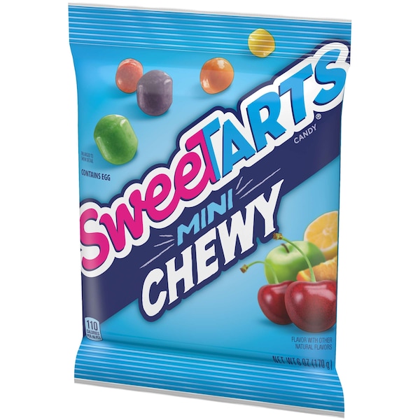Caramelo masticable mini Sweetart 6 oz., bolsa de 12 unidades - 00079200698751U