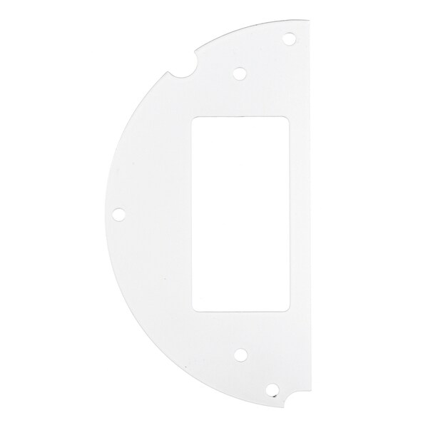 Hubbell Wiring Device-Kellems Recessed 6" Series, Sub Plate, 50% Left Side, (1) Style Line® Decorator Opening - S1R6SPM