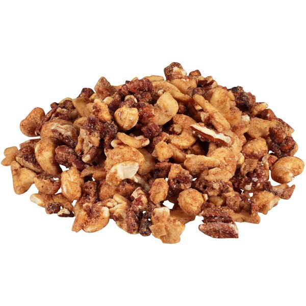 Botana Sahale Sahale de 4 oz. Mezcla de Pecanas y Plátano con Ron Glaseado, Paquete de 6 - 9386900028
