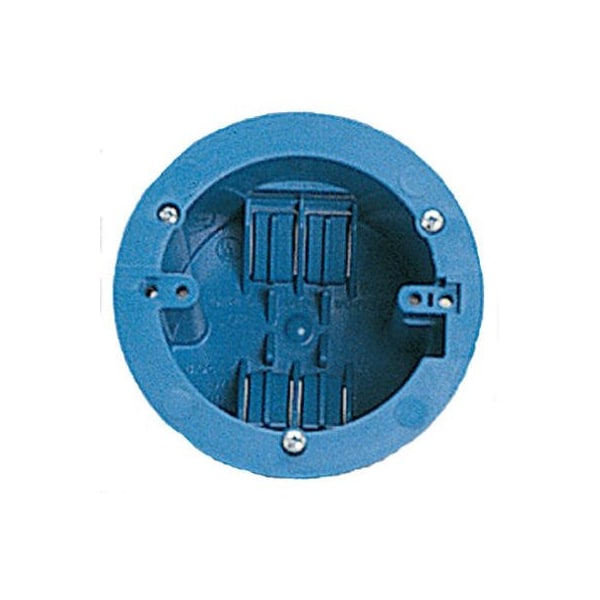 Abb Electrical Box, 18 cu in, Old Work Outlet Box Type, 1 Gang, Polycarbonate, Round Shape - B618RR