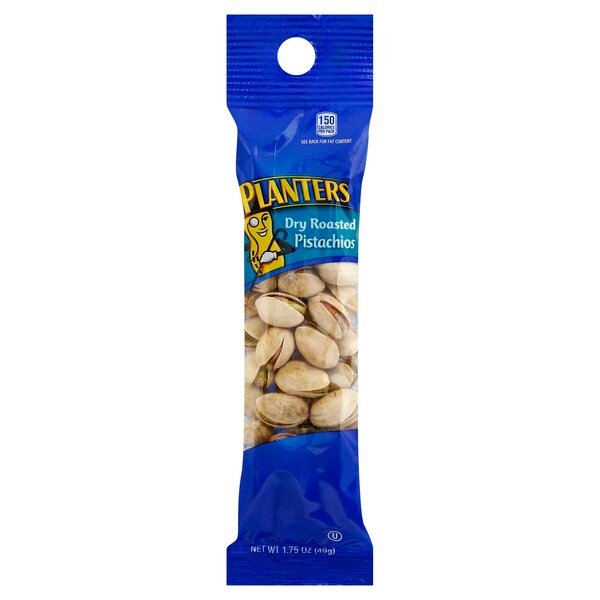 Tubos de Pistaches Tostados al Seco Planters 1.75 oz., Paquete de 108 unidades - 10029000012742