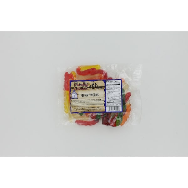 Gusanos de dulce surtidos Ruckers Family Choice en gelatina 8 oz - 1119