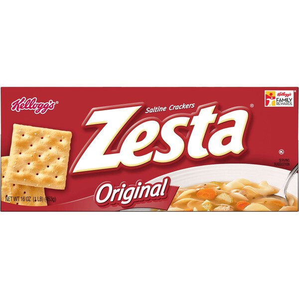 Keebler Keebler Zesta Original Galletas Soda de Sal 16 oz. Caja, PK12 - 3010000133