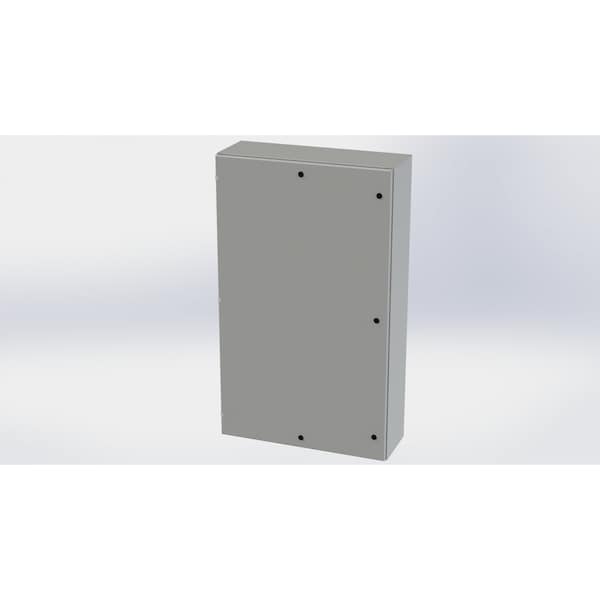 Saginaw Control & Engineering Carbon Steel Electrical Enclosures, 60 in H, 12 in D, 36 in W, NEMA 3R, 4, 12, 13, Hinged - SCE-60EL3612LP