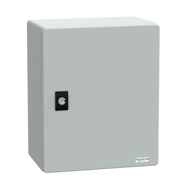 Schneider Electric Fiberglass Reinforced Polyester Electrical Enclosures, 12.1 in H, 6.3 in D, 10.04 in W, NEMA 13, 4X - NSYPLM3025G