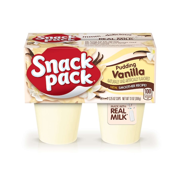 Paquete de botanas Pudín de Vainilla de 13 oz., Paquete de 12 - 2700041901
