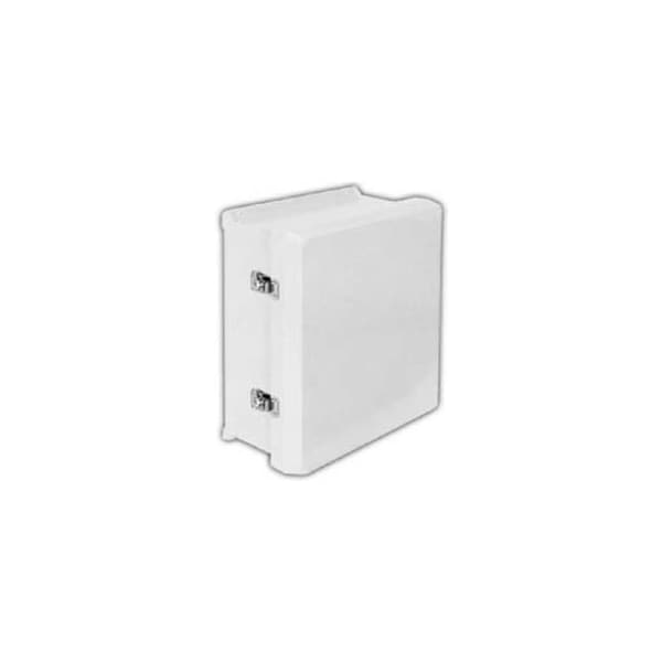 Vynckier Enclosure Systems Fiberglass Electrical Enclosures, 19.32 in H, 9.6 in D, 17.32 in W, NEMA 4X, Hinged - VJ1816HWLL2
