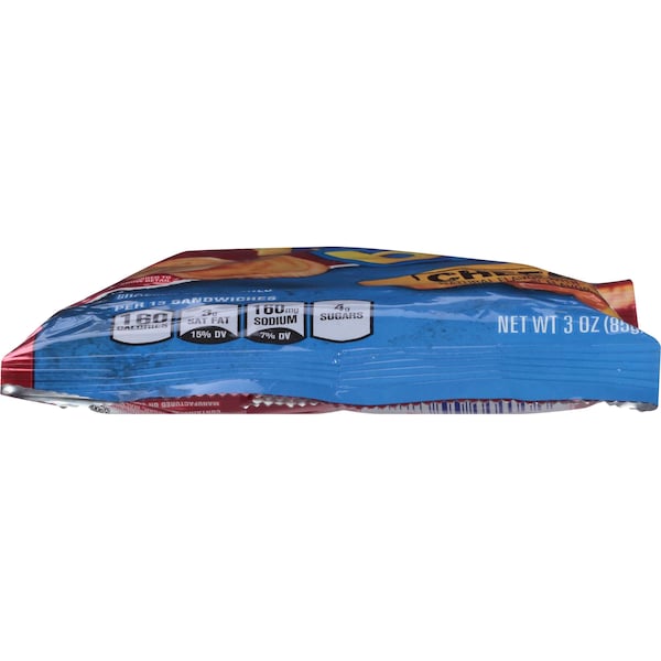 Galletas Ritz con Queso Ritz Bits, 3 oz, Paquete de 12 - 00677