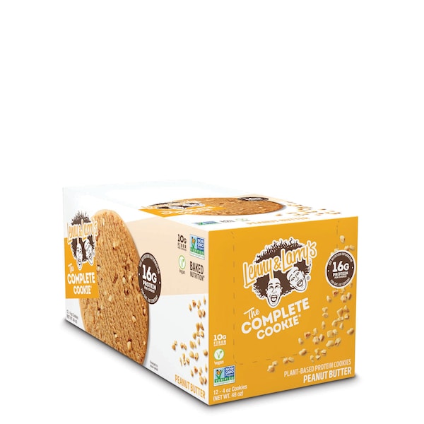 Galleta completa de mantequilla de cacahuate de Lenny & Larrys 4 oz., PK72 - 83463