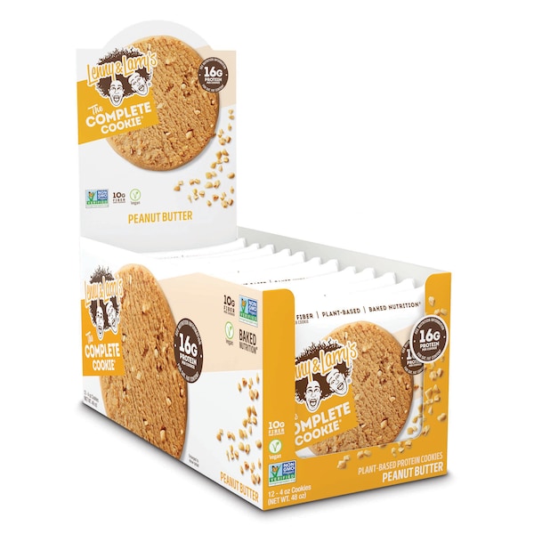 Galleta completa de mantequilla de cacahuate de Lenny & Larrys 4 oz., PK72 - 83463