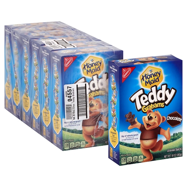 Galletas de Chocolate Teddy Grahams Nabisco Nabisco 10 oz., paquete de 6 - 04557