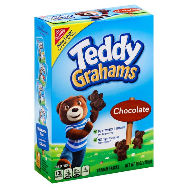Galletas de Chocolate Teddy Grahams Nabisco Nabisco 10 oz., paquete de 6 - 04557