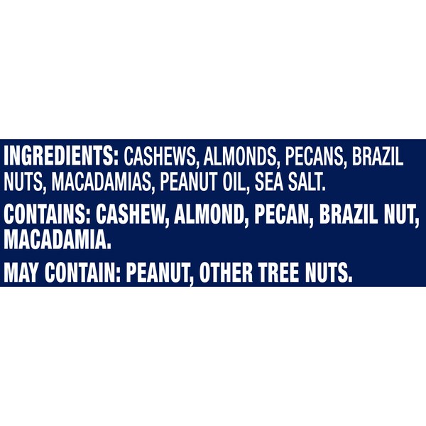 Kraft Planters Deluxe Mixed Nuts 2.25 oz. Tubo, PK72 - 00029000015777