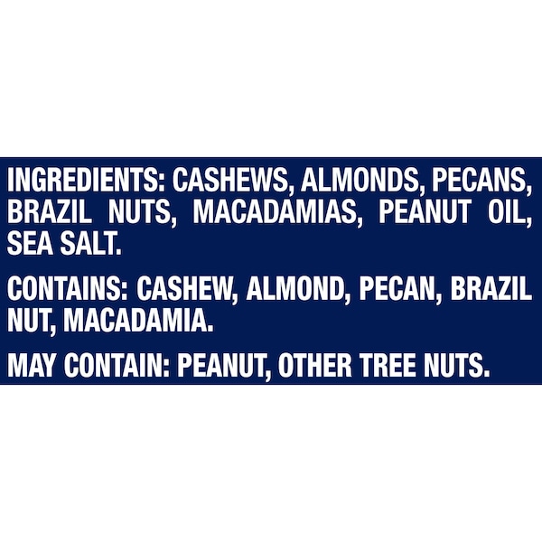 Kraft Planters Deluxe Mixed Nuts 2.25 oz. Tubo, PK72 - 00029000015777