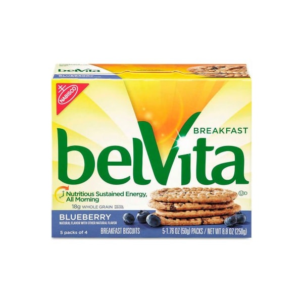 Nabisco Nabisco® Galletas para el desayuno belVita, paquete de 1.76 oz, Arándano, 64/caja - 00 44000 02908 00