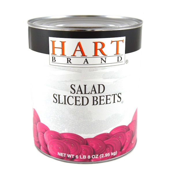 Ensalada de remolacha en rodajas Hart Hart de 104 oz., paquete de 6 - F007022207348