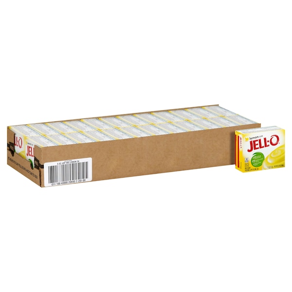 Pudding de Limón Instantáneo Jell-O 3.4 oz., Paquete de 24 - 10043000204402
