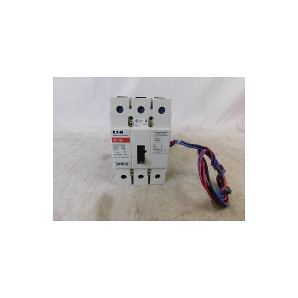 Eaton Molded Case Breakers MCCBs GD 3P 35A 240V 50/60Hz 3Ph G Frame - GD3035DA3