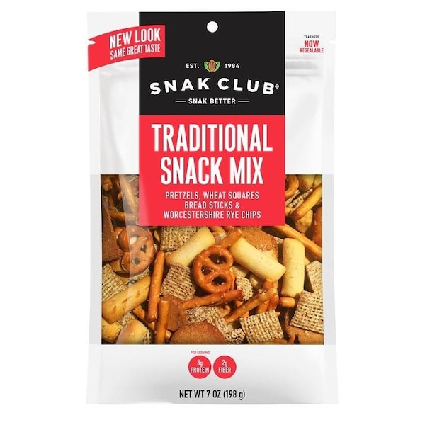 Mezcla de botanas tradicional Snak Club CSU29469, 675 oz - 700532