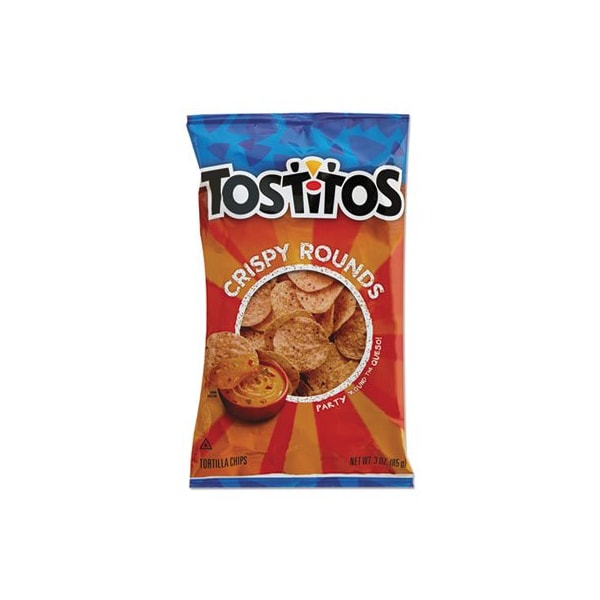 Frito-Lay Tostitos, Tortilla Chips Crispy Rounds, Bolsa de 3 Oz, 28 piezas - 20871