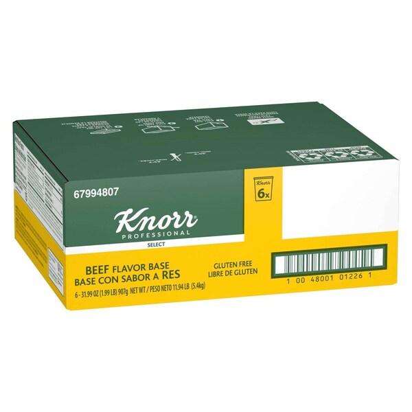Knorr Knorr Select Dry Beef 1.99lbs, PK6 - 84137569

Se traduce como: Knorr Knorr Select Dry Beef 1.99 lbs, Paquete de 6 - 84137569