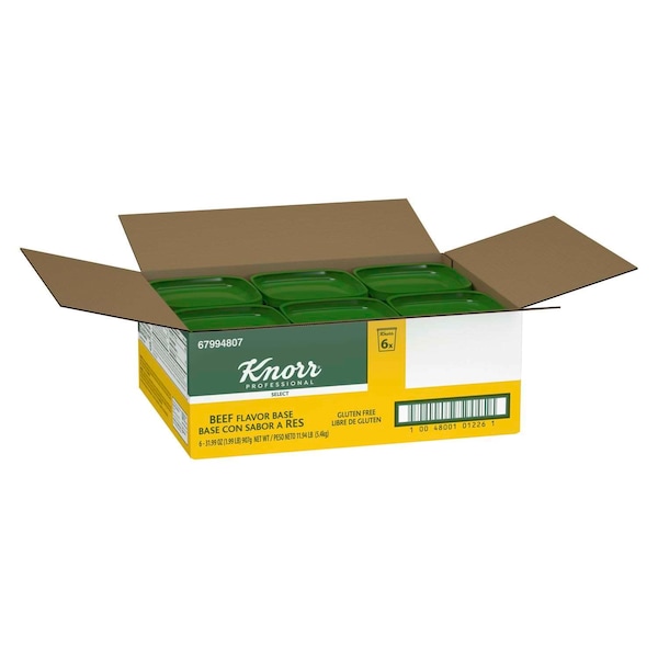 Knorr Knorr Select Dry Beef 1.99lbs, PK6 - 84137569

Se traduce como: Knorr Knorr Select Dry Beef 1.99 lbs, Paquete de 6 - 84137569