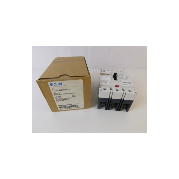 Eaton Molded Case Breakers MCCBs HFD 3P 150A 600V 50/60Hz 3Ph F Frame - HFDDC3150WF01