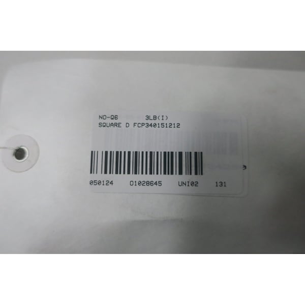 Square D 3P 15A AMP 480V-AC MOLDED CASE CIRCUIT BREAKER - FCP340151212