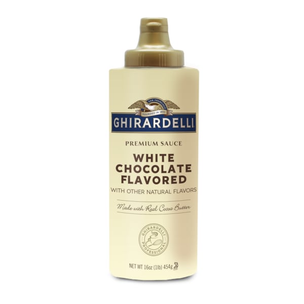 Salsa de Chocolate Blanco Ghirardelli de 16 oz., paquete de 12 - 41264