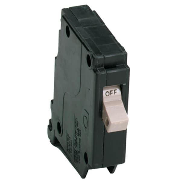 Eaton Circuit Breaker, CHF Series, 15A, 1 Pole, 120/240V AC, 10kA - 171066